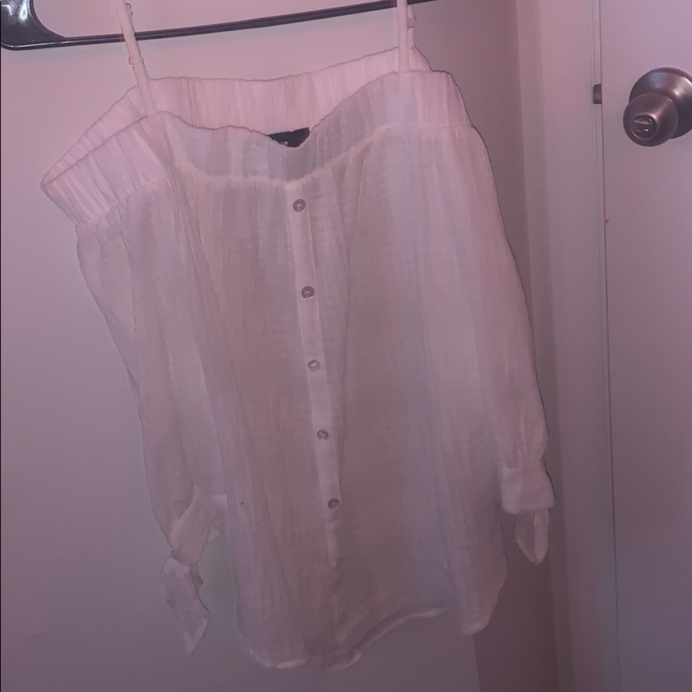 off the shoulder shirt